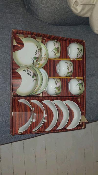 vintage Japanese tea set complete set - Thumbnail 2
