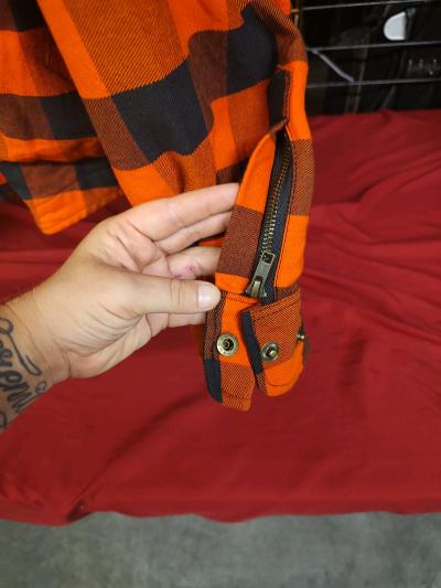 Padded flannel shirt sizes XS to 5XL - Thumbnail 8