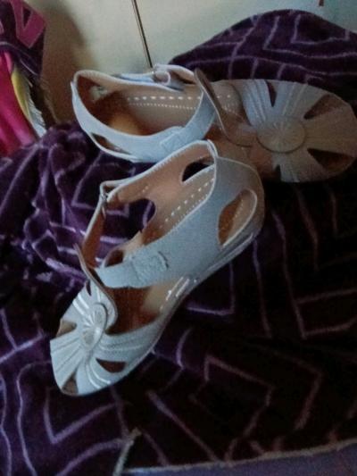 SUNBURST CLOSEDTOE SANDALS
