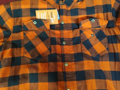 Padded flannel shirt sizes XS to 5XL - Thumbnail 3