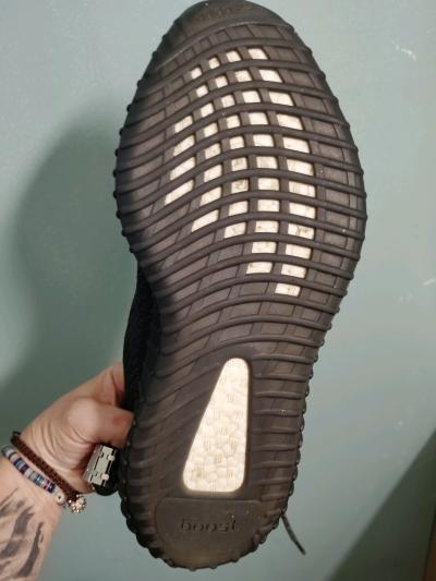 Mens Adidas Yeazy black shoes Size 11 - Thumbnail 3