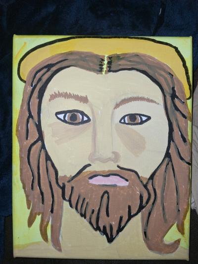 Jesus painting