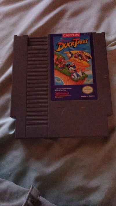 Disneys DuckTales Nintendo Game Cartridge Made By Capcom - Thumbnail 4