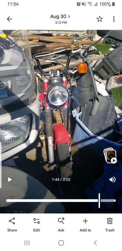 1983 Honda Trail 110cc very collectable bike - Thumbnail 8