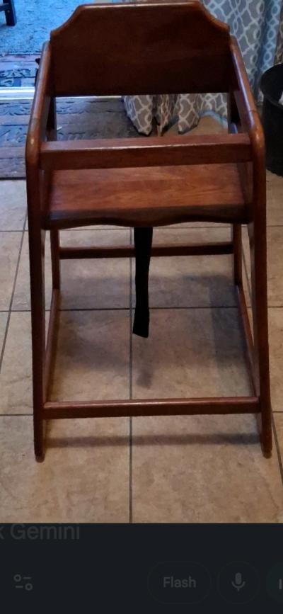 Premium Solid Wood High Chair  Clean Sturdy  Safe 90 - Thumbnail 3