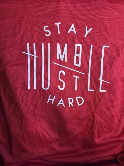 extra large graphic tshirt stay humble Hustle Hard