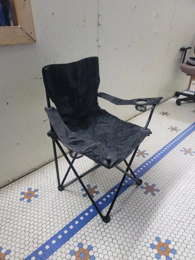 Used Folding Chair With Donna Emblem On Back Bag Included