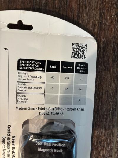 Bayco multi purpose LED rechargeable work light - Thumbnail 3