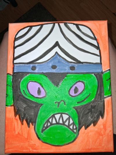 mojo Jojo painting