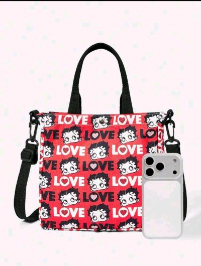 Betty boop canvas purse - Thumbnail 3