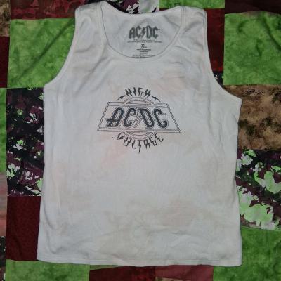 Womens XL ACDC distressed Tank Top