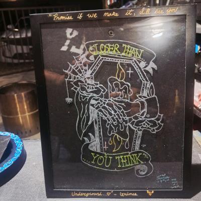 Blacklight Hand engraved picture - Thumbnail 2