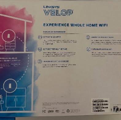 Linksys Velop AC4400 TriBand Mesh WiFi System 2Pack  Great C