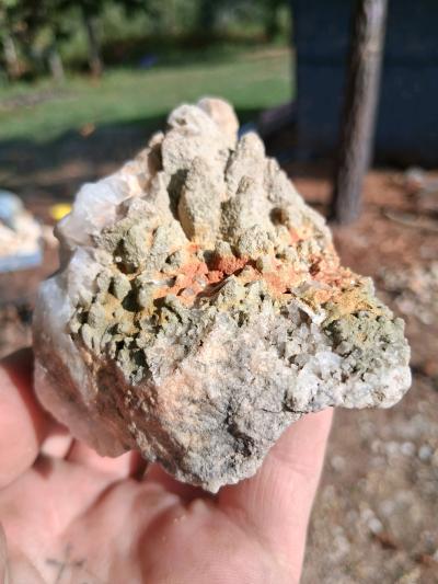 Green chlorite included quartz cluster - Thumbnail 2