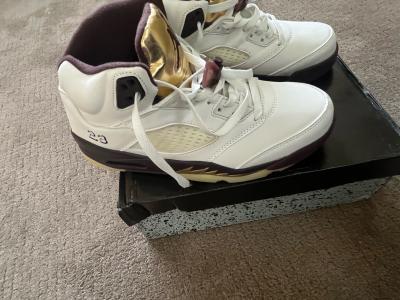 Nike Air Jordan 5 retro size 9 mens - Thumbnail 7