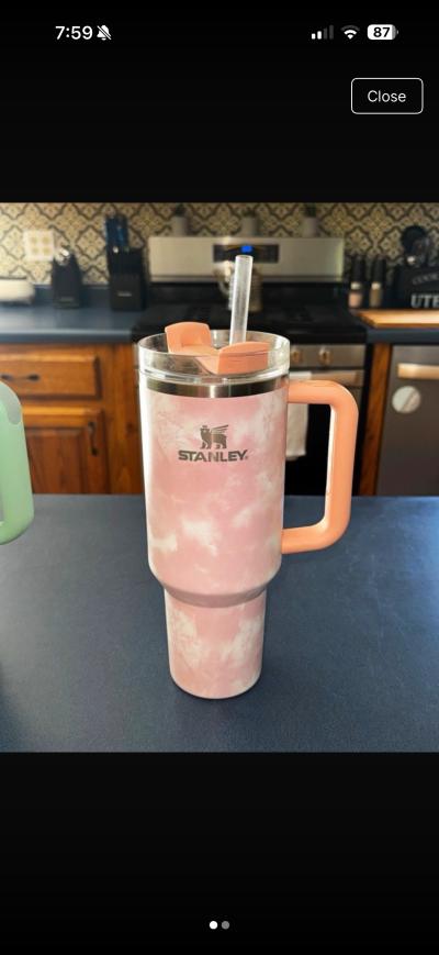 Stanley 40oz cup Pink swirl