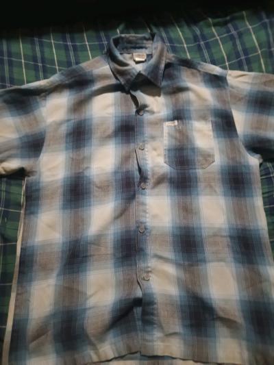 caltop flannel color baby blue size medium