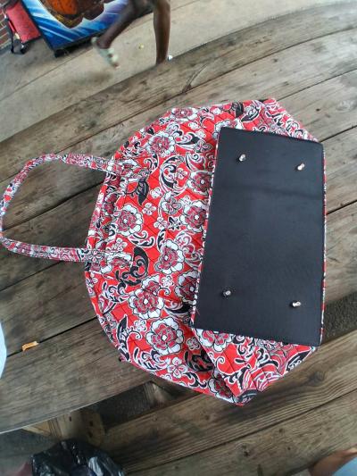 Quilted XLG Georgia Bulldogs Tote - Thumbnail 3