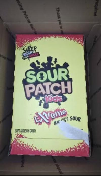 Case of Sour Patch Kids Extreme