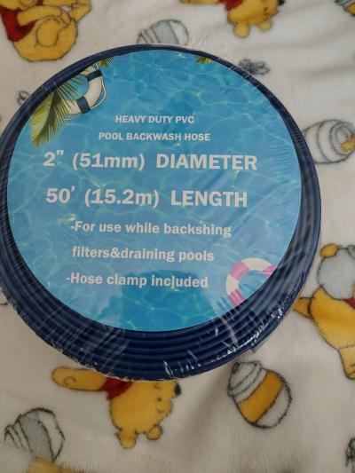 Yashine 2 x 50 Heavy Duty PVC Pool BackwashHose - Thumbnail 2