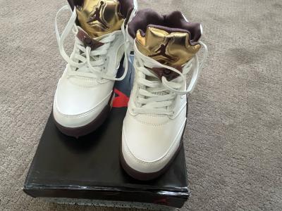 Nike Air Jordan 5 retro size 9 mens - Thumbnail 3