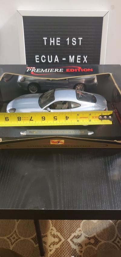 scale Aston Martin DB7 Vantage diecast model car made by Mai - Thumbnail 6