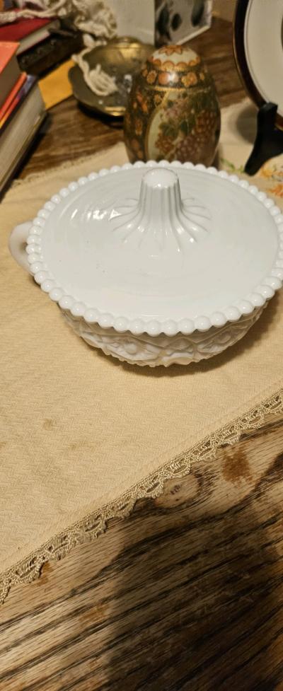 Vintage milk glass