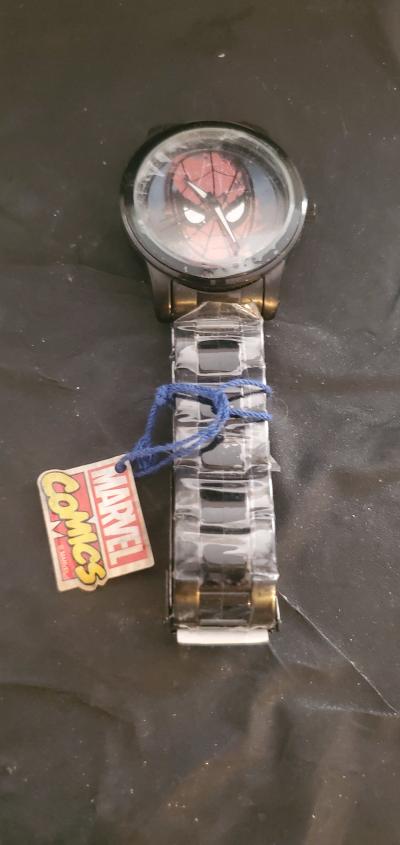 Marvel SpiderMan fashion wristwatch run out battery no box - Thumbnail 4