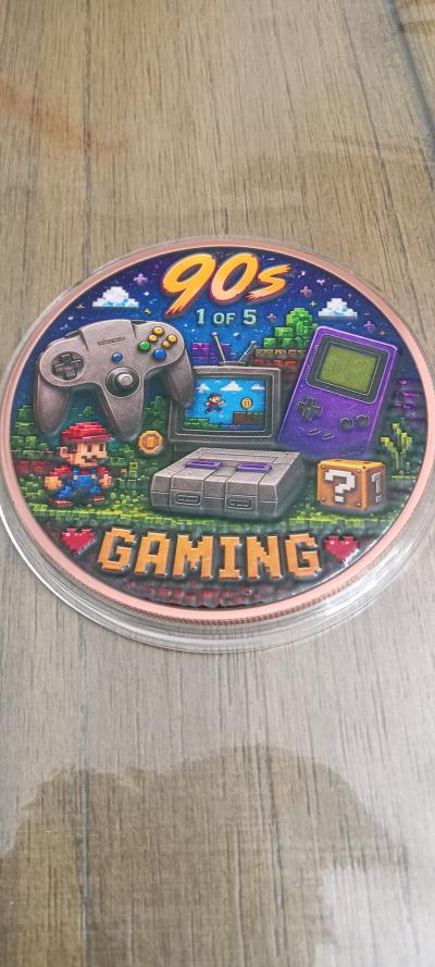5 Oz Copper Round 90s Gaming Nintendo - Thumbnail 2