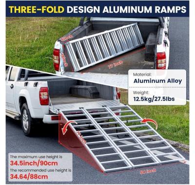 KROAK 1500lbs Aluminum TriFold Loading Ramp