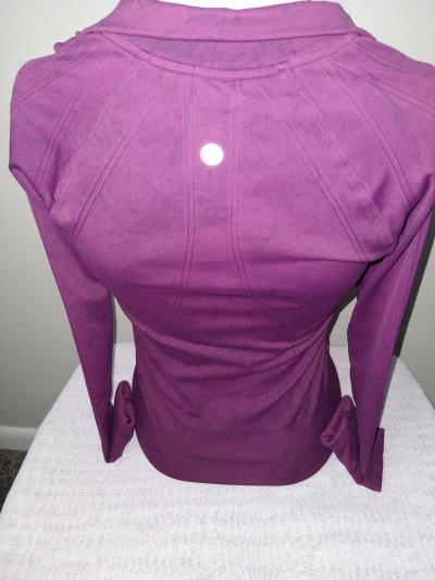 Lululemon Define Burgundy Athletic Jacket Size Small 2 - Thumbnail 7