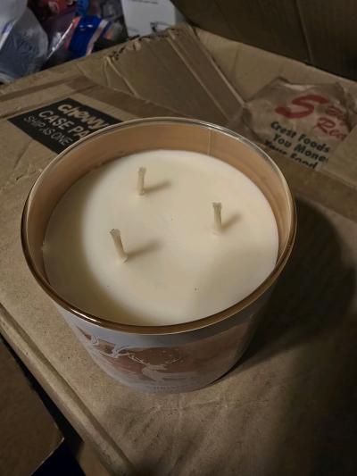 New Bath  Body Works 3Wick Candle  Christmas Cider - Thumbnail 2
