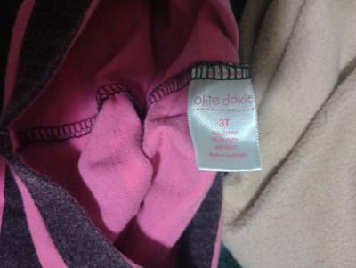 Okie dokie pink girls pants leggings 3T - Thumbnail 3