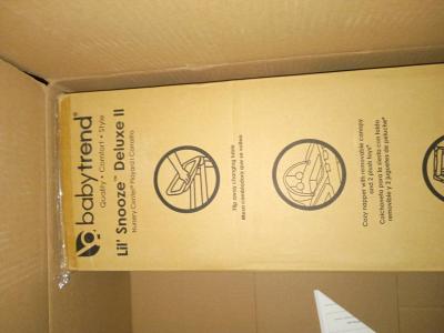Baby Trend lil snooze deluxe 2 play yard black brand new