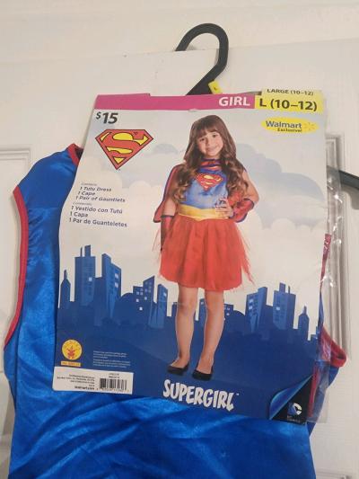 Rubies DC Comics Supergirl Child Costume Size S 4 6 M8 10 L - Thumbnail 2