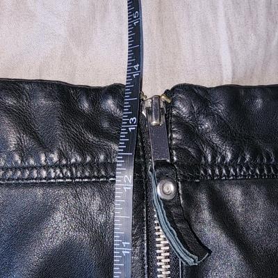 genuine leather skirt MNG brand - Thumbnail 7