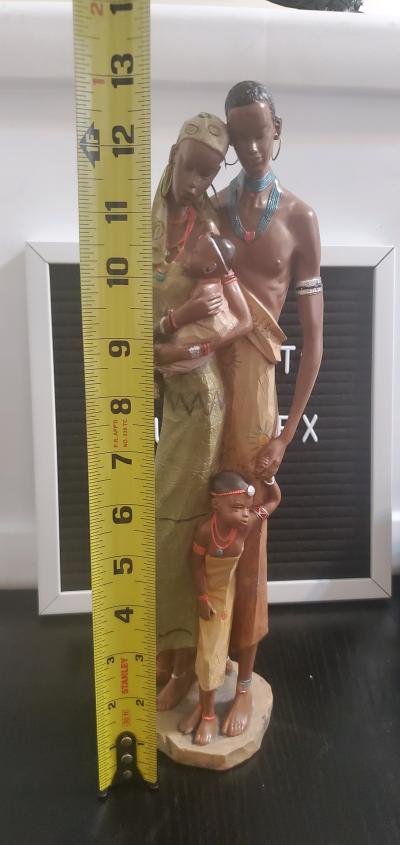 African Family Decorative Figurine - Thumbnail 5