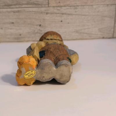 Scarecrow Fall Harvest Figurines Set of 3 Multicolor Matte R - Thumbnail 3
