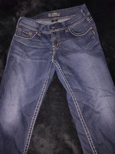 silver Suki capris