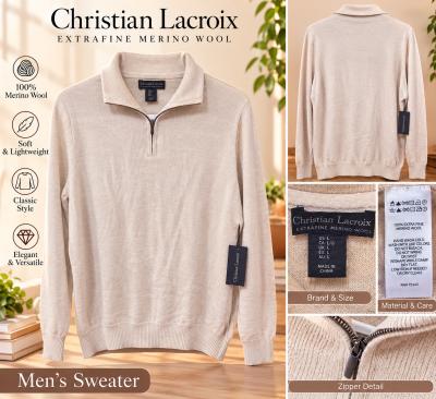 NEW Christian Lacroix Sweater Mens L