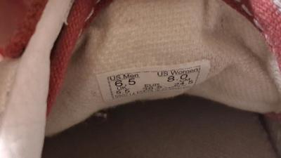 Vintage Red Vans Sneakers - Thumbnail 6
