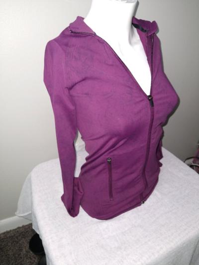 Lululemon Define Burgundy Athletic Jacket Size Small 2 - Thumbnail 2