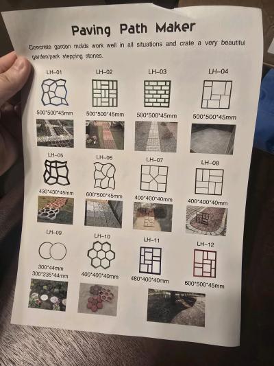 NEW Concrete Path Maker Molds 20x20  DIY Walkway Paver Molds - Thumbnail 5