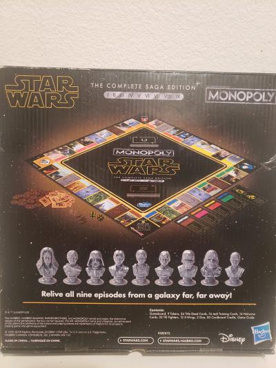 Monopoly board game  star wars the Complete saga Edition - Thumbnail 2