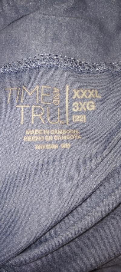 Womens Blue Time and Tru leggings