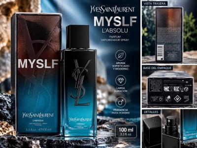 Yves Saint Laurent YSL MYSLF LAbsolu 100 ml 33 oz para Homb