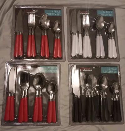 HOME BASIC 16PIECE CUTLERY SET