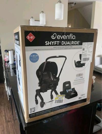 Evenflo Shyft DualRide Infant Seat and Stroller Combo - Thumbnail 2