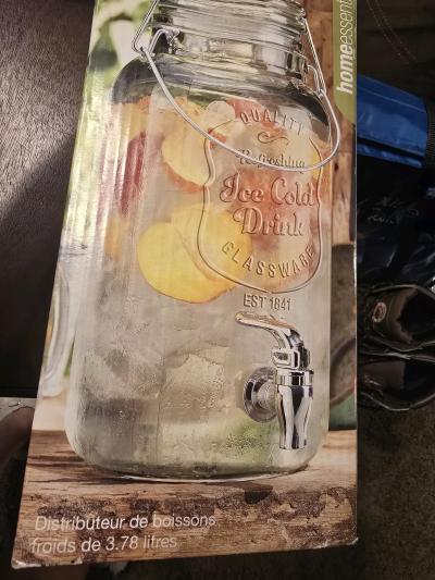 Glass Beverage Dispenser