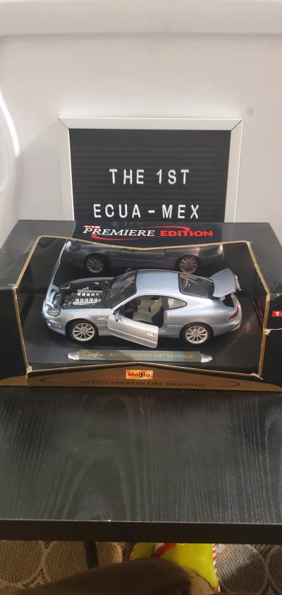 scale Aston Martin DB7 Vantage diecast model car made by Mai